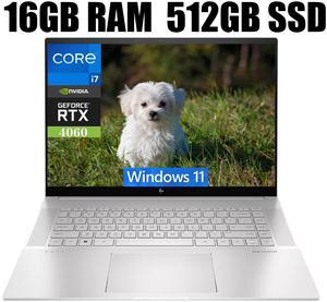 HP Envy 16 Laptop, 16" WQXGA 2560*1600 Touchscreen, Intel Core i7-13700H 14 Cores Processor, NVIDIA GeForce RTX 4060 8GB Graphic, Backlit Thunderbolt, 16GB DDR4 512GB PCIe SSD, Windows 11 HP Envy 16 Laptop, 16" WQXGA 2560*1600 Touchscreen, Intel Core i7-13700H 14 Cores Processor, NVIDIA GeForce RTX 4060 8GB Graphic, Backlit Thunderbolt, 16GB DDR4 512GB PCIe SSD, Windows 11