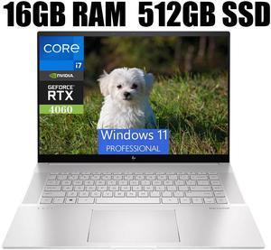 HP Envy 16 Laptop, 16" WQXGA 2560*1600 Touchscreen, Intel Core i7-13700H 14 Cores Processor, NVIDIA GeForce RTX 4060 8GB Graphic, Backlit Thunderbolt, 16GB DDR4 512GB PCIe SSD, Windows 11 Pro HP Envy 16 Laptop, 16" WQXGA 2560*1600 Touchscreen, Intel Core i7-13700H 14 Cores Processor, NVIDIA GeForce RTX 4060 8GB Graphic, Backlit Thunderbolt, 16GB DDR4 512GB PCIe SSD, Windows 11 Pro