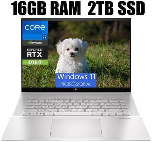 HP Envy 16 Laptop, 16" WQXGA 2560*1600 Touchscreen, Intel Core i7-13700H 14 Cores Processor, NVIDIA GeForce RTX 4060 8GB Graphic, Backlit Thunderbolt, 16GB DDR4 2TB PCIe SSD, Windows 11 Pro HP Envy 16 Laptop, 16" WQXGA 2560*1600 Touchscreen, Intel Core i7-13700H 14 Cores Processor, NVIDIA GeForce RTX 4060 8GB Graphic, Backlit Thunderbolt, 16GB DDR4 2TB PCIe SSD, Windows 11 Pro