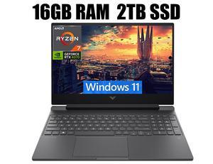 HP Victus 16 Gaming Laptop, 16.1" FHD 144 Hz Display, AMD Ryzen 7 8845HS 8 Cores Processor, NVIDIA GeForce RTX 4070 8GB GDDR6, HDMI, Wi-Fi 6, 16GB DDR5  2TB PCIe SSD, Windows 11