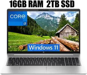 HP ProBook 450 G10 15 Laptop, 15.6" FHD (1920 x 1080) Display, Intel Core i7-1355U 10-Core Processor, Intel UHD Graphics, Backlit Keyboard, Webcam, Wi-Fi 6E, 16GB DDR4  2TB PCIe SSD, Windows 11