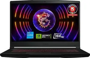 MSI Thin GF63 15 Gaming Laptop, 15.6" FHD 144Hz Display, Intel Core i5-12450H 10 cores Processor, GeForce RTX 2050 4 GB, 64GB DDR4  1TB PCIe SSD, Cooler Boost 5, Windows 11 ,Office 2024 License