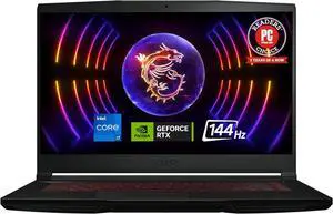 MSI Thin GF63 15 Gaming Laptop, 15.6" FHD 144Hz, Intel Core i7-12650H 10-Cores, GeForce RTX 4050 6GB GDDR6 Graphics, 64GB DDR4  1TB PCIe SSD, Cooler Boost 5, Windows 11 Pro ,Office 2024 License