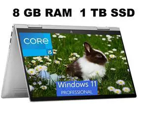 HP Envy x360 2-in-1 14 Laptop, 14" FHD Touchscreen, Intel Core i5-1335U 10-Core Processor, Intel Iris Xe Graphics, 8GB DDR4 1TB PCIe SSD, Backlit KB, Fingerprint Reader, Windows 11 Pro HP Envy x360 2-in-1 14 Laptop, 14" FHD Touchscreen, Intel Core i5-1335U 10-Core Processor, Intel Iris Xe Graphics, 8GB DDR4 1TB PCIe SSD, Backlit KB, Fingerprint Reader, Windows 11 Pro