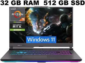 ASUS ROG Strix G17 Gaming Laptop, 17.3" WQHD (2560x1440) 240Hz, AMD 12-Core Ryzen 9 7845HX Processor, NVIDIA GeForce RTX 4060 8GB Graphic, 32GB DDR5 512GB PCIe SSD, Windows 11 ASUS ROG Strix G17 Gaming Laptop, 17.3" WQHD (2560x1440) 240Hz, AMD 12-Core Ryzen 9 7845HX Processor, NVIDIA GeForce RTX 4060 8GB Graphic, 32GB DDR5 512GB PCIe SSD, Windows 11