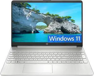 HP 15 Laptop, 15.6" Full HD (1920 x 1080) Display, Intel Core i3-1115G4 2 Cores Processor, Intel UHD Graphics, 8GB DDR4  512GB PCIe SSD, WiFi, Bluetooth 4.2, Webcam, Windows 11