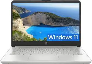 HP 14 Laptop, 14" Full HD Display, Intel Core i3-1115G4 Dual-Core Processor, Intel UHD Graphics, 8GB DDR4  512GB PCIe SSD, Webcam, WiFi, Bluetooth, Windows 11