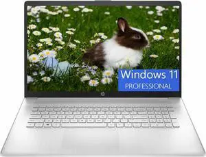 HP 17 Business Laptop, 17.3" HD+ Touchscreen, Intel Core i7-1255U 10 Cores Processor, Intel Iris Xe Graphics, 16GB DDR4  512GB PCIe SSD, WiFi 6, Bluetooth, Backlit Keyboard, Windows 11 Pro