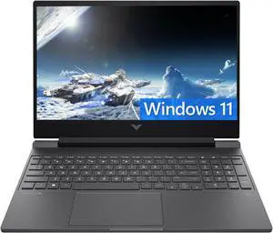 HP Victus 15 Gaming Laptop, 15.6" FHD 144Hz Display, AMD Ryzen 5 7535HS 6 cores Processor, NVIDIA GeForce RTX 2050 4GB GDDR6, 16GB DDR5  1TB PCIe SSD, Backlit Keyboard, Windows 11H