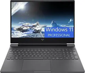 HP Victus 15 Gaming Laptop, 15.6" FHD 144Hz Display, AMD Ryzen 5 7535HS 6 cores Processor, NVIDIA GeForce RTX 2050 4GB GDDR6, 32GB DDR5  1TB PCIe SSD, Backlit Keyboard, Windows 11 Pro