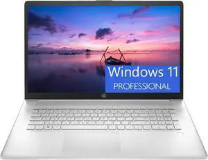 HP 17 Laptop, 17.3" HD+ Touchscreen, 13th Gen Intel Core i7-1355U 10 Cores Processor, Intel Iris Xe Graphics, 16GB DDR4  512GB PCIe SSD, Fingerprint Reader, Wi-Fi 6, Bluetooth 5, Windows 11 Pro