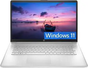 HP Pavilion 17 Laptop, 17.3" HD+ Display, AMD Ryzen 3 7320U Quad-Core Processor, AMD Radeon Graphics, 16GB DDR4  512GB PCIe SSD, WiFi 6, HDMI, Numeric Keypad, Windows 11
