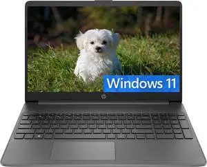 HP 15 Lightweight Laptop, 15.6" FHD (1920 x 1080) Display, Intel Core i3-1215U 6 cores Processor, Intel UHD Graphics, 8GB DDR4  512GB PCIe SSD, Wi-Fi 6 + Bluetooth. 5.1, Windows 11