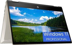 HP Pavilion x360 2-in-1 14 Laptop, 14" FHD Touchscreen, Intel Core i5-1135G7 4 Cores Processor, Intel Iris Xe graphics, 16GB DDR4  512GB PCIe SSD, Fingerprint Reader, Webcam, Windows 11 Pro