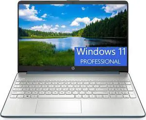 HP 15 Laptop, 15.6" FHD (1920 x 1080) Display, AMD Ryzen 5 5500U 6 Cores (Up to 4.0GHz) Processor, AMD Radeon Graphics, 16GB DDR4  512GB PCIe SSD, Bluetooth 4.2 Webcam, Windows 11 Pro