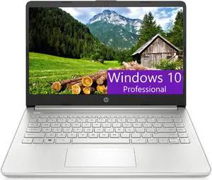 HP Pavilion 14 Laptop, 14" FHD (1920 x 1080) Display, Intel Core i3-1125G4 4 cores Processor, Intel UHD Graphics, 16GB DDR4  256GB PCIe SSD, Webcam, HDMI, WiFi, Bluetooth, Windows 10 Pro