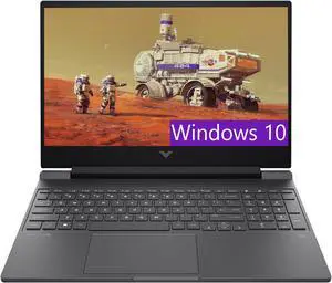 HP Victus 15 Gaming Laptop, 15.6" FHD 144Hz Display, AMD Ryzen 5 7535HS 6 cores Processor, NVIDIA GeForce RTX 2050 4GB GDDR6, 32GB DDR5  1TB PCIe SSD, Backlit Keyboard, Windows 10