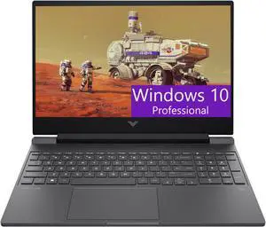 HP Victus 15 Gaming Laptop, 15.6" FHD 144Hz Display, AMD Ryzen 5 7535HS 6 cores Processor, NVIDIA GeForce RTX 2050 4GB GDDR6, 32GB DDR5  512GB PCIe SSD, Backlit Keyboard, Windows 10 Pro
