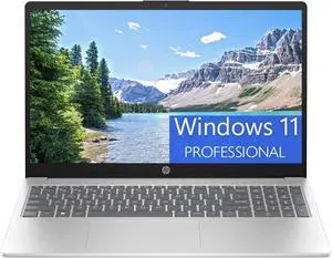 HP 15 Laptop, 15.6" FHD (1920 x 1080) Display, AMD Ryzen 7 7730U (up to 4.5 GHz, 8-cores) Processor, AMD Radeon Graphics, 20GB DDR4  2TB PCIe SSD, Wi-Fi 6, Bluetooth 5.3, Windows 11 Pro