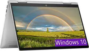HP Envy x360 2-in-1 14 Laptop, 14" FHD Touchscreen, Intel Core i7-1355U 10-Core Processor, Intel Iris Xe Graphics, 16GB  DDR4  256GB  PCIe SSD, Backlit Keyboard, Fingerprint, Windows 10