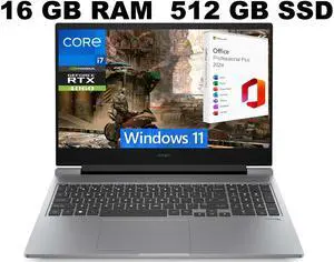 HP OMEN 16 Laptop, 16.1" FHD 144Hz Display, Intel 16-core i7-14650HX Processor, NVIDIA GeForce RTX 4060 8GB Graphic, 16GB DDR5  512GB PCIe SSD, RGB Backlit, Windows 11 ,Office 2024 License
