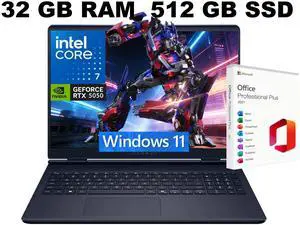 Alienware 16 Aurora AI Gaming Laptop, 16.0" 120Hz WQXGA Display, Intel Core 7 240H Processor, RTX 5050 8 GB GDDR7 Graphics, WiFi 7, 32GB DDR5 512GB PCIe SSD, Windows 11, Office 2021 License Alienware 16 Aurora AI Gaming Laptop, 16.0" 120Hz WQXGA Display, Intel Core 7 240H Processor, RTX 5050 8 GB GDDR7 Graphics, WiFi 7, 32GB DDR5 512GB PCIe SSD, Windows 11, Office 2021 License