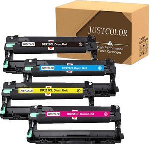 JUSTCOLOR Compatible Drum Unit Cartridge Replacement for Brother DR-221CL DR221CL DR221 Work for Brother HL-3140CW HL-3170CDW MFC-9130CW MFC-9330CDW MFC-9340CDW Printer
