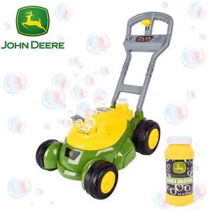 John Deere Bubble-N-Go Toy Lawn Mower Automatic Bubble Machine No Batteries Required Age 3+ Years
