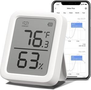 SwitchBot WiFi Thermometer Hygrometer 4 Pack with Hub 2, IP65