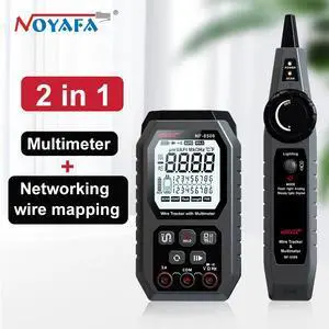 NOYAFA NF-8509  Multimeter Tester Network Line Cable Finder for POE Test with NCV AC DC LCD Wire Tracker