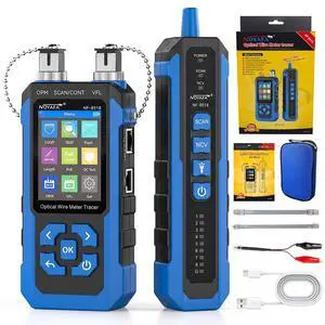 NOYAFA NF-8518 Network Cable Tester with Optical Power Meter & VFL | RJ45 CAT5 CAT6 Cable Toner NCV Anti-Burnt 60V Ethernet Tester, PoE QC Test Wire Tracer Port Flashing 350M Length Test NOYAFA NF-8518 Network Cable Tester with Optical Power Meter & VFL | RJ45 CAT5 CAT6 Cable Toner NCV Anti-Burnt 60V Ethernet Tester, PoE QC Test Wire Tracer Port Flashing 350M Length Test