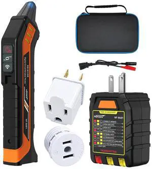 NF-8401 Circuit Breaker Finder, GFCI Outlet Tester, Digital Circuit Locator NF-8401 Circuit Breaker Finder, GFCI Outlet Tester, Digital Circuit Locator