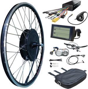 Yescom Electric Bicycle Motor Kit 26 Rear Wheel 48V 1500W E-bike