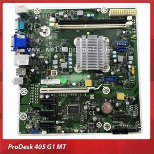 Desktop Motherboard For 405 G1 MT 729726-001 729643-001 MS-7863 VER1.1  E1-2500 APU Good