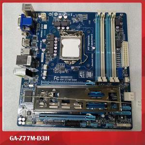 Motherboard For GA-Z77M-D3H 1155 Z77 Support SATA3 USB3.0 Fully Tested Good