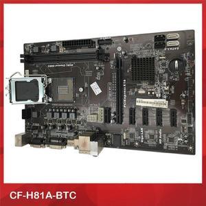 Mining Motherboard For Colorful CF-H81A-BTC H81A-BTC 6GPU 6PCI-E 1150 H81 DDR3 Test, Good