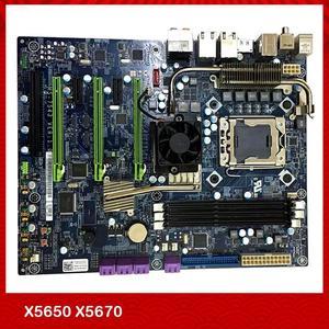 Game Board For Alien X58 MS-7543 0P270J-69702 LGA1366 X5650 X5670 VER:1.0 Support 6-core CPU Good