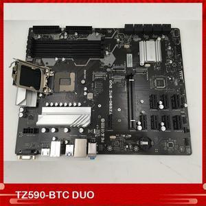Dedicated Motherboard For BIOSTAR TZ590-BTC DUO 9 PCIE 10*SATA Test, Good