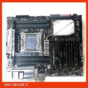 Desktop Motherboard For X99-DELUXE II X99 Support E5 V4 REG DDR4 Test Good