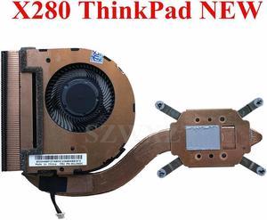 For X280 Heatsink Laptop CPU Cooler Cooling Fan 01LX665 01LX666