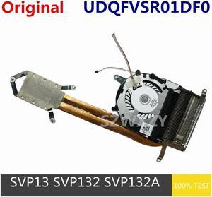 For Vaio Pro13 SVP13 SVP132 SVP132A Laptop Fan Heatsink Radiator Cooler Cooling 300-0001-2755 UDQFVSR01DF0