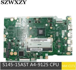 Full Tested  For S145-15AST Laptop Motherboard With A4-9125 CPU NM-C171 5B20S41908
