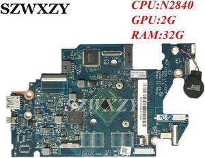 AIZ30 LA-C251P For S21e-20 Laptop Motherboard 5B20H44549 With N2840 2G RAM 32G