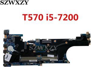 SR2ZU i5-7200U DDR4 For T570 Laptop Motherboard 448.0AB08.0011 FRU 01ER385 01YR384 01ER111 02HL384