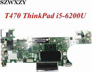 For T470 Laptop Motherboard 01HW527 00UR437 CT470 NM-A931 SR2EY I5-6200U CPU DDR3