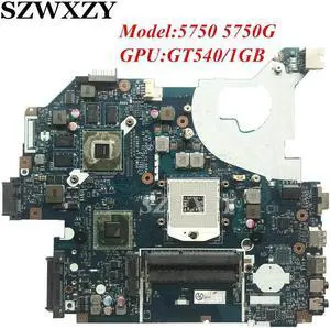For 5750 5750G Laptop Motherboard P5WE0 LA-6901P MB.RCG02.006 DDR3 GT540M/1GB GPU