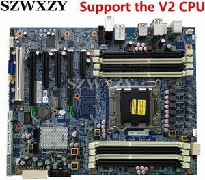 Support the V2 CPU For Z420 WorkStation Motherboard X79 C602 Socket 2011 708615-001 708615-601 618263-003