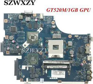 PEW71 LA-5894P For 5742G Laptop Motherboard GT520M/1GB GPU MBRJ002001 HM55 DDR3
