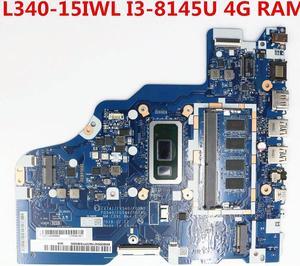 For L340-15IWL L340-17IWL Laptop Motherboard 5B20S42159 NM-C091 I3-8145U 4GB RAM