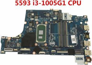 For Inspiron 3493 3593 5593 Laptop Motherboard FDI55 LA-J081P SRGKF i3-1005G1 CPU CN-07TKJ3 07TKJ3 7TKJ3